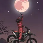 Brauciens ar motociklu naktī